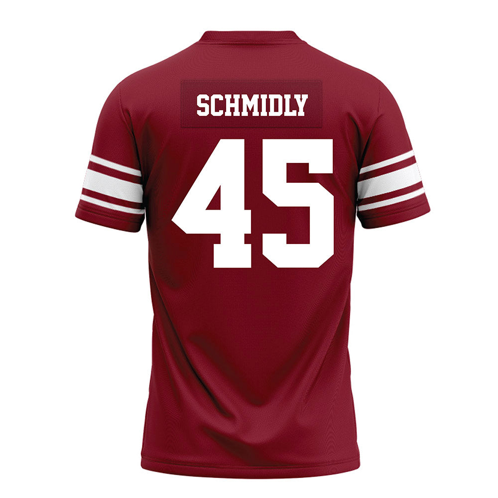 Arkansas - NCAA Football : Max Schmidly - Cardinal Premium Football Jersey
