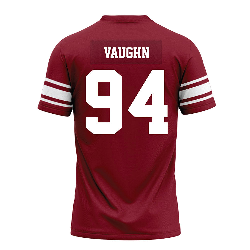 Arkansas - NCAA Football : Reginald Vaughn - Cardinal Premium Football Jersey-1
