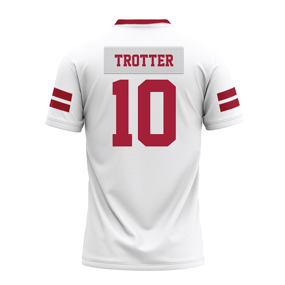 Arkansas - NCAA Football : Cade Trotter - White Premium Football Jersey-1