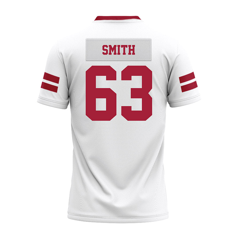 Arkansas - NCAA Football : Hugh Smith - White Premium Football Jersey-1