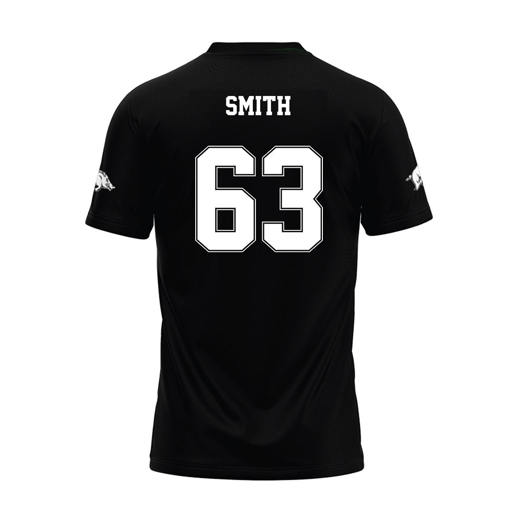 Arkansas - NCAA Football : Hugh Smith - Black Premium Football Jersey-1