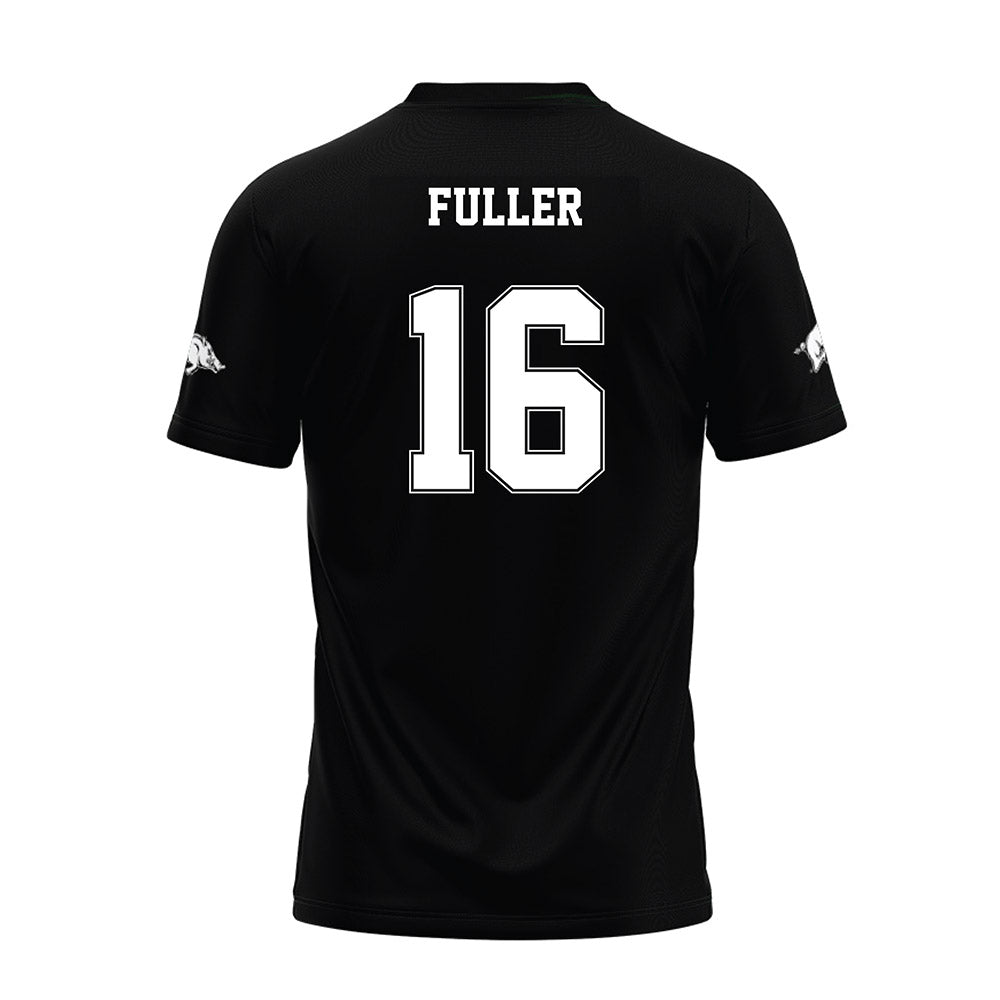 Arkansas - NCAA Football : Braeden Fuller - Black Premium Football Jersey-1