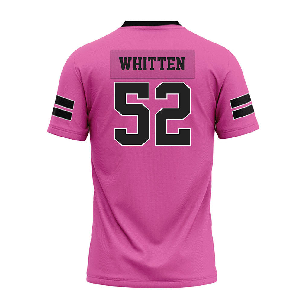 Arkansas - NCAA Football : Donovan Whitten - Pink Premium Football Jersey