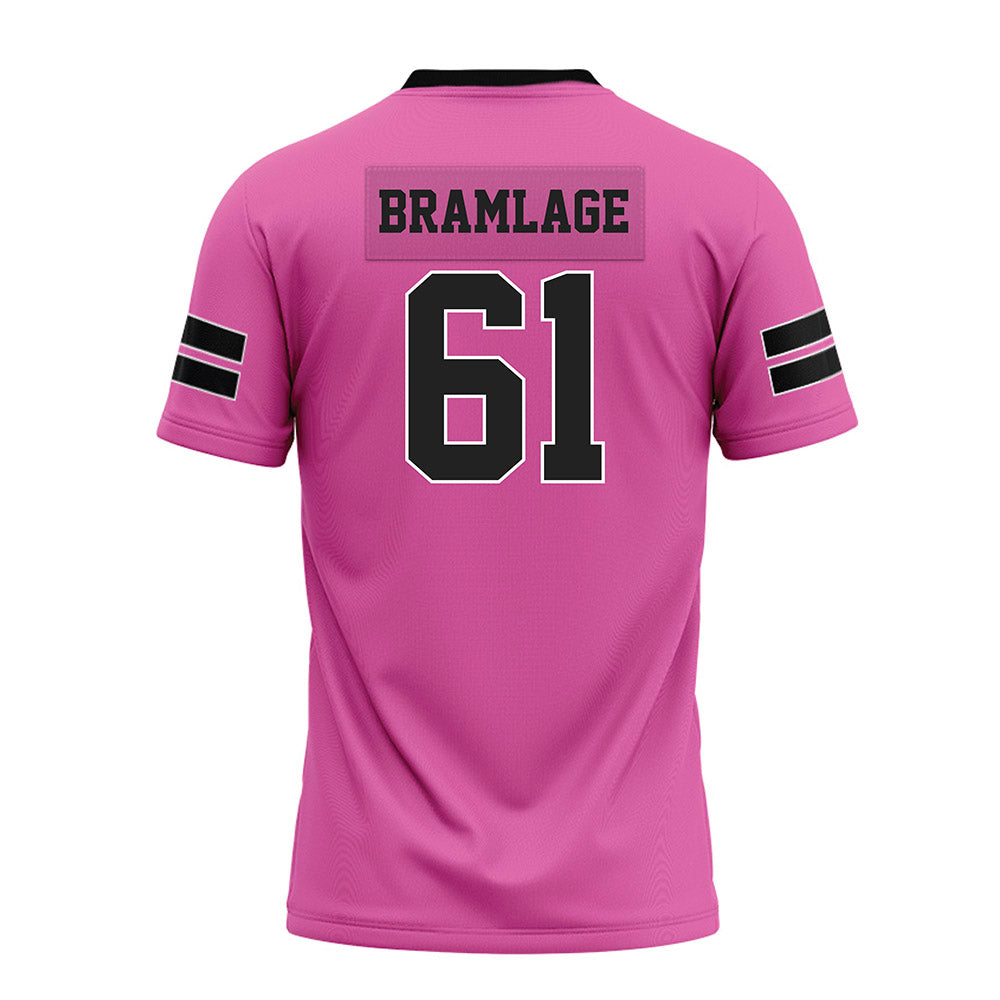 Arkansas - NCAA Football : Kaden Bramlage - Pink Premium Football Jersey-1