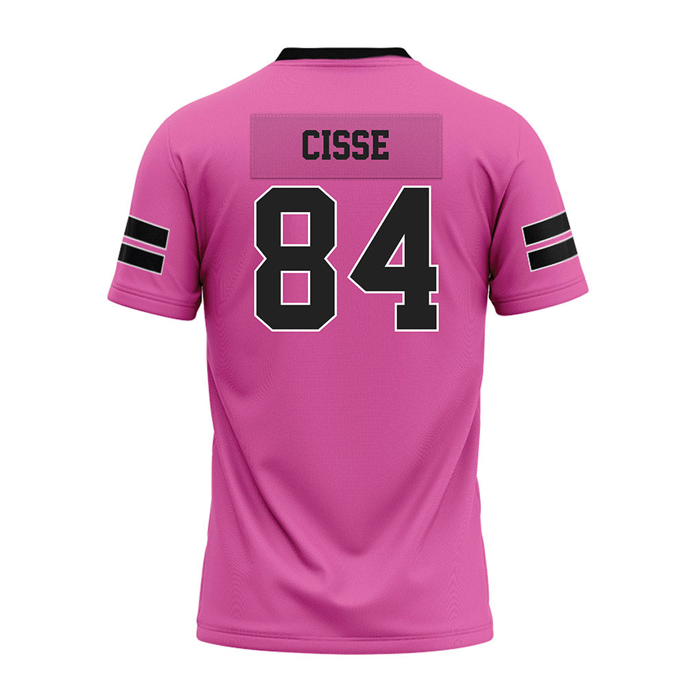 Arkansas - NCAA Football : Ismael Cisse - Pink Premium Football Jersey-1