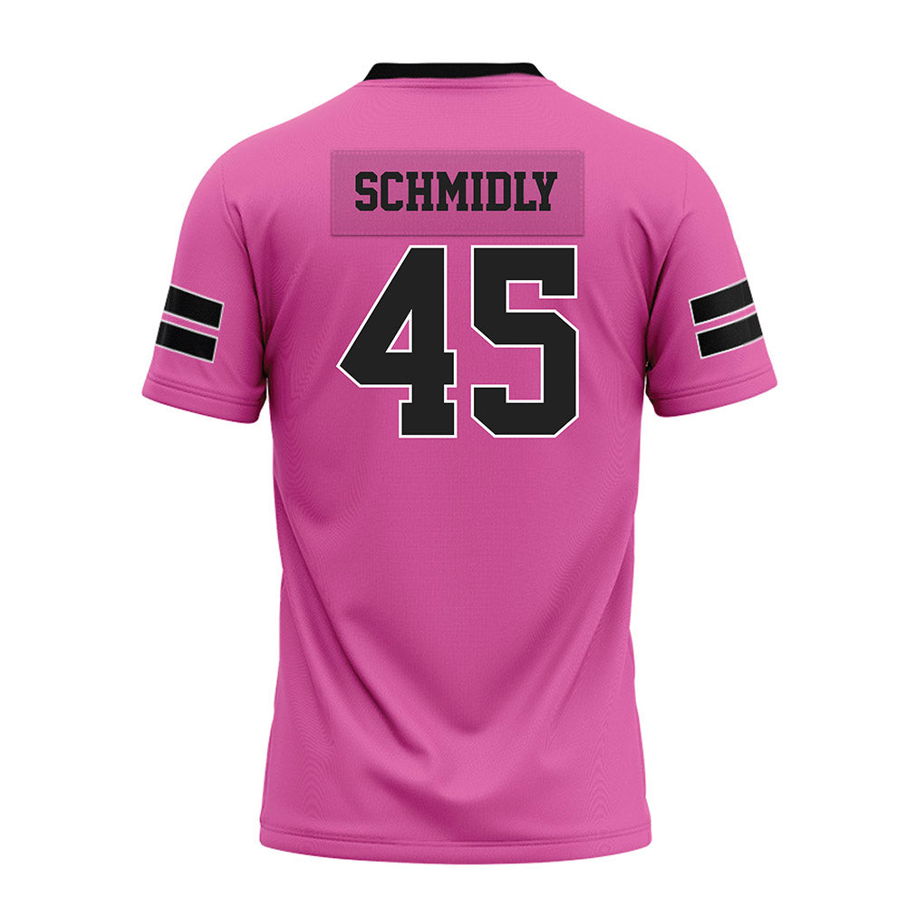 Arkansas - NCAA Football : Max Schmidly - Pink Premium Football Jersey