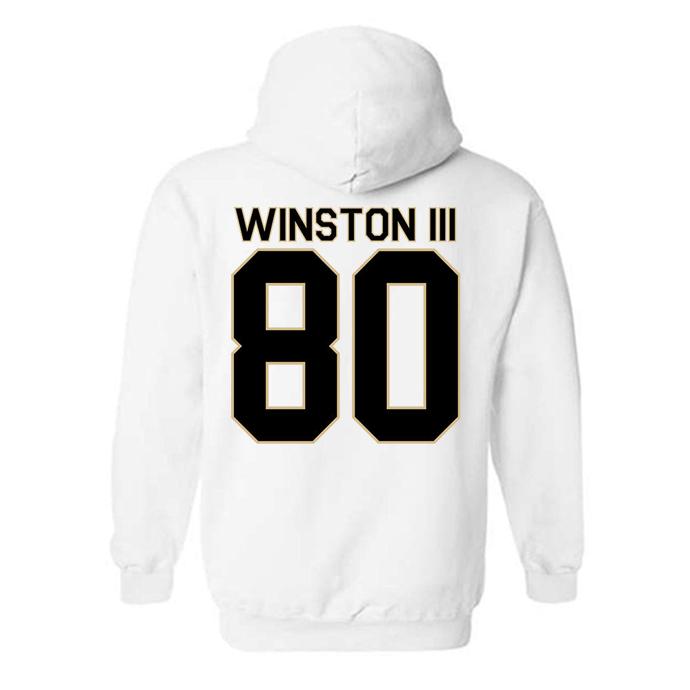 Wake Forest - NCAA Football : Braxton Winston III - Classic Shersey Hooded Sweatshirt-1