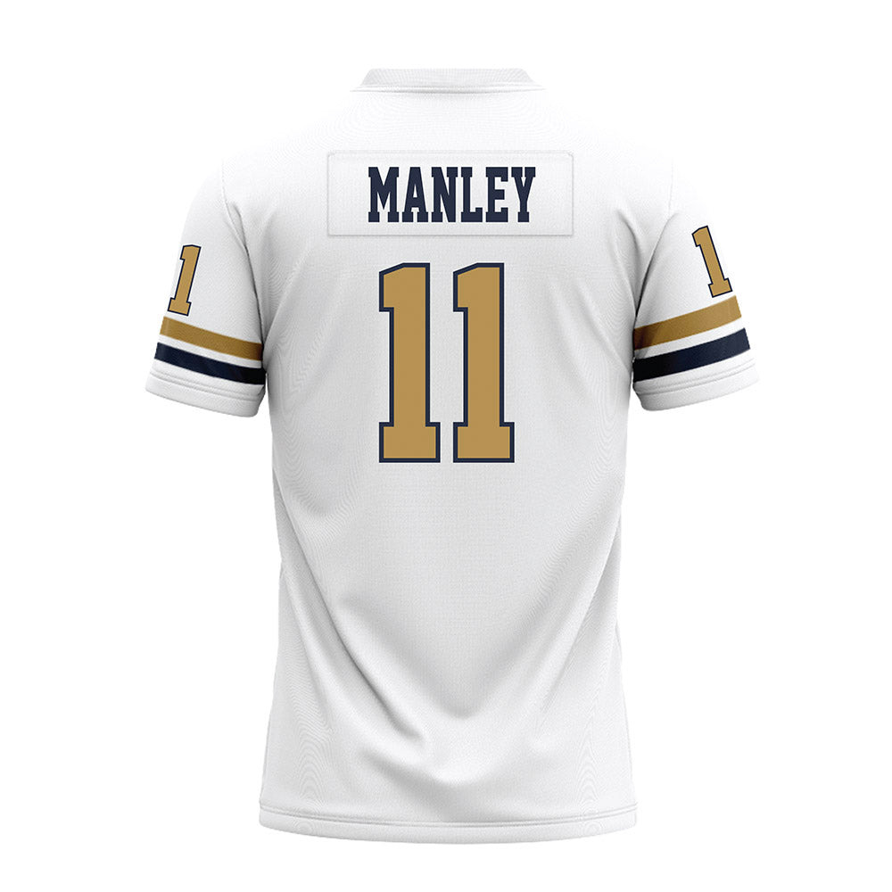 Georgia Tech - NCAA Football : Brayden Manley - White Premium Football Jersey-1