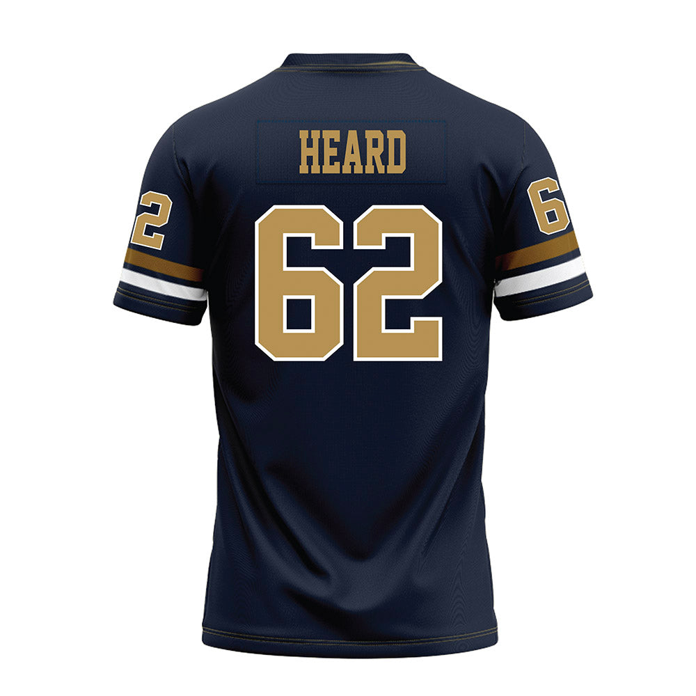 Georgia Tech - NCAA Football : Courtlin Heard - Blue Premium Football Jersey-1
