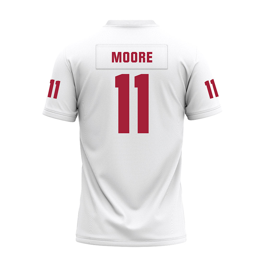 Oklahoma - NCAA Football : Kristan Moore - White Premium Football Jersey-1