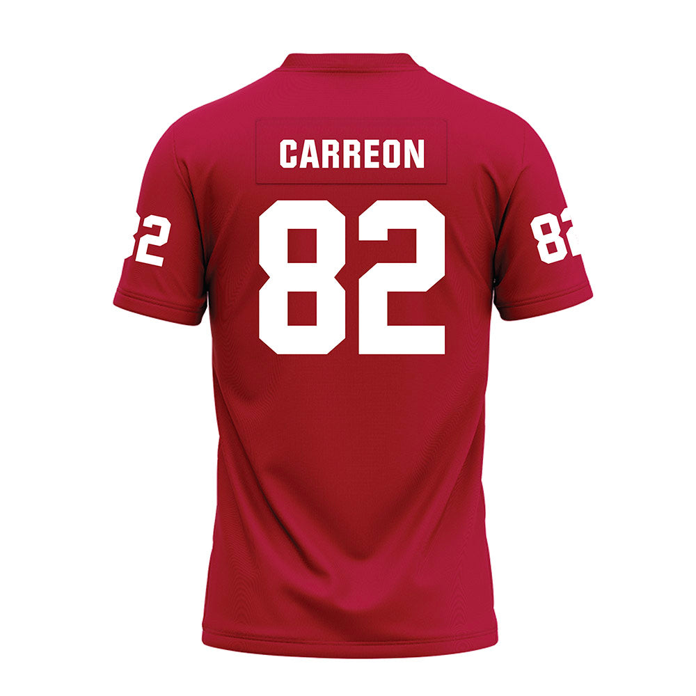 Oklahoma - NCAA Football : Ivan Carreon - Red Premium Football Jersey-1