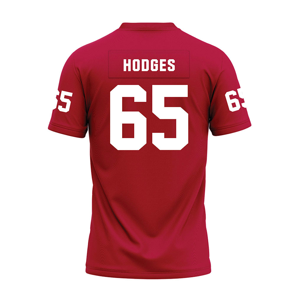 Oklahoma - NCAA Football : Ace Hodges - Red Premium Football Jersey-1