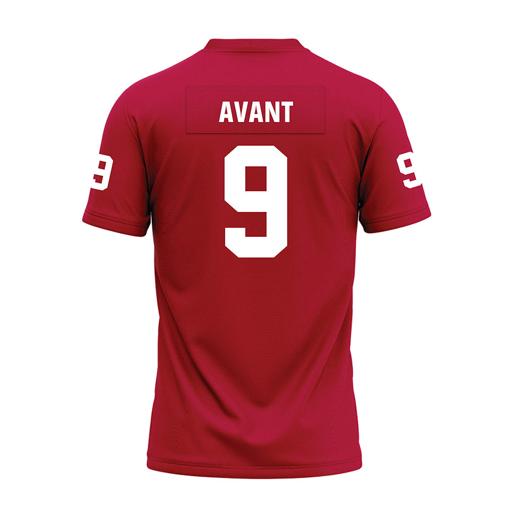Oklahoma - NCAA Football : Lloyd Avant - Red Premium Football Jersey-1