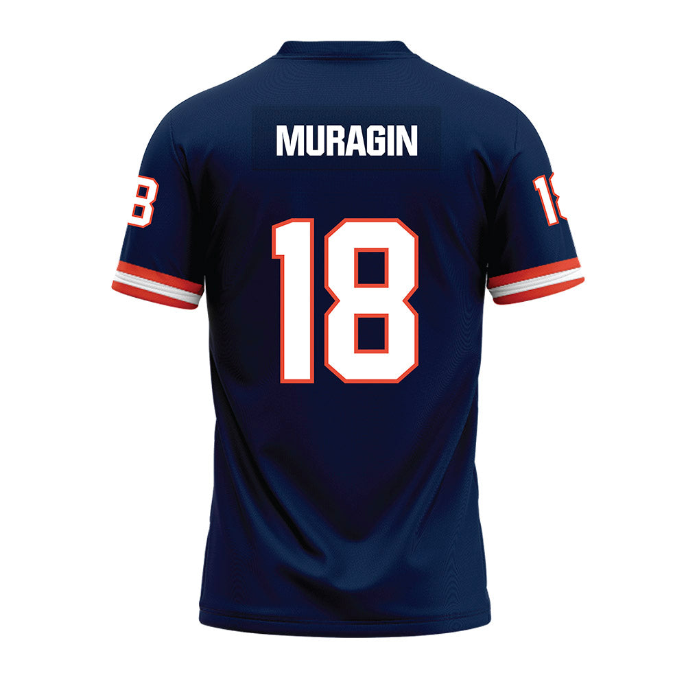 Illinois - NCAA Football : Mason Muragin - Blue Premium Football Jersey