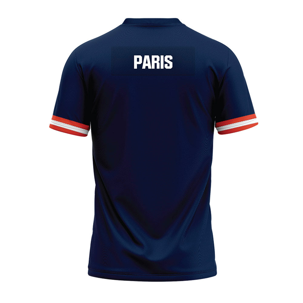 Illinois - NCAA Football : Jack Paris - Blue Premium Football Jersey-1