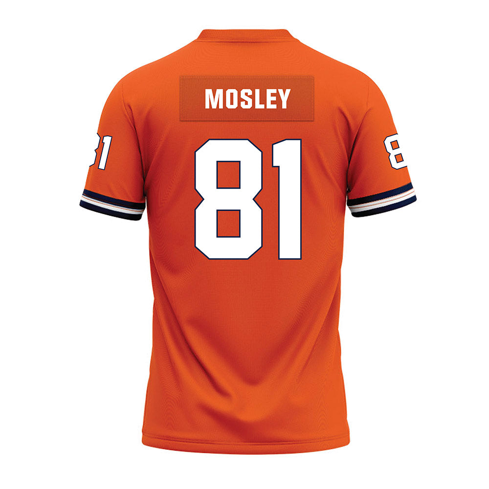 Illinois - NCAA Football : Leslie Mosley - Orange Premium Football Jersey-1