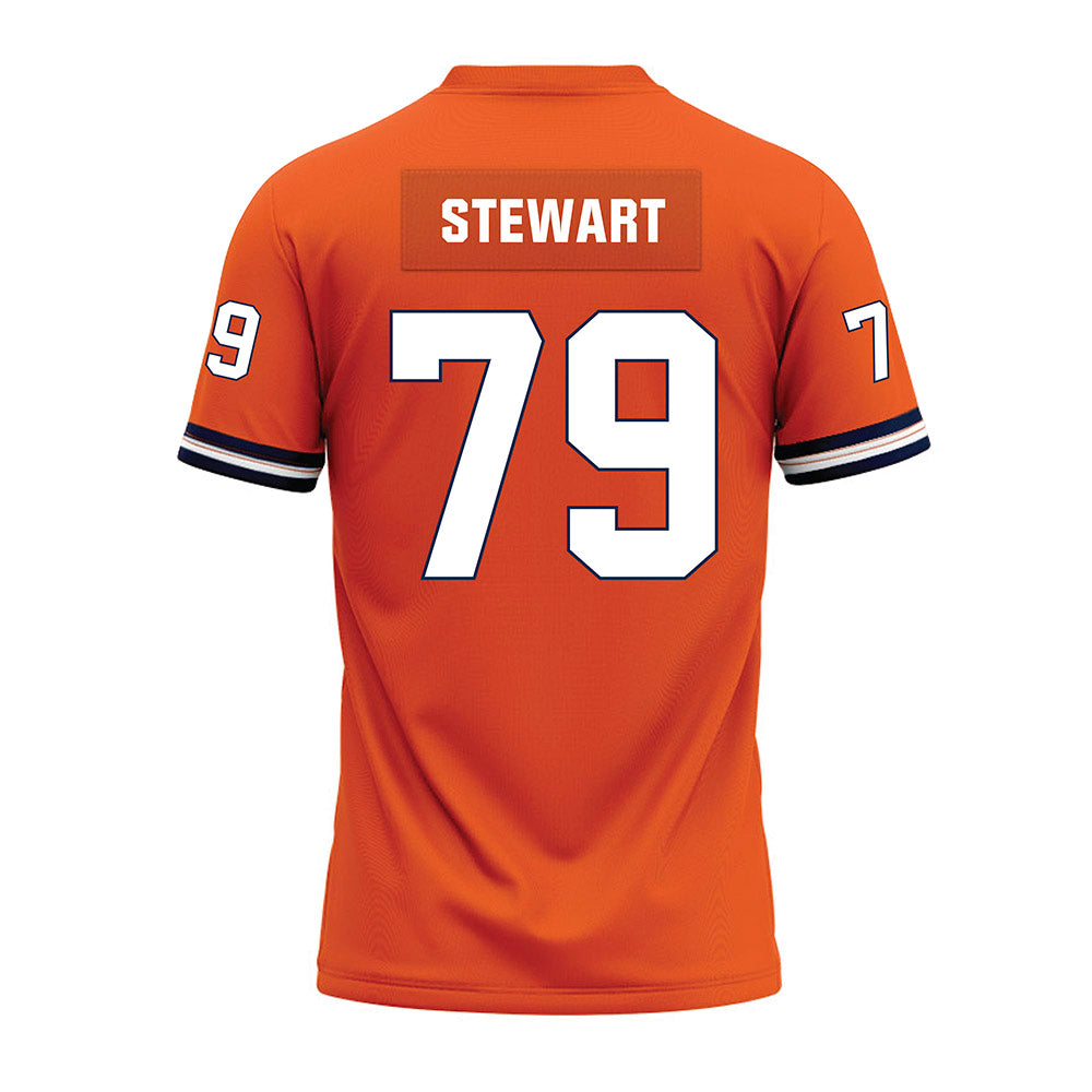 Illinois - NCAA Football : Zafir Stewart - Orange Premium Football Jersey