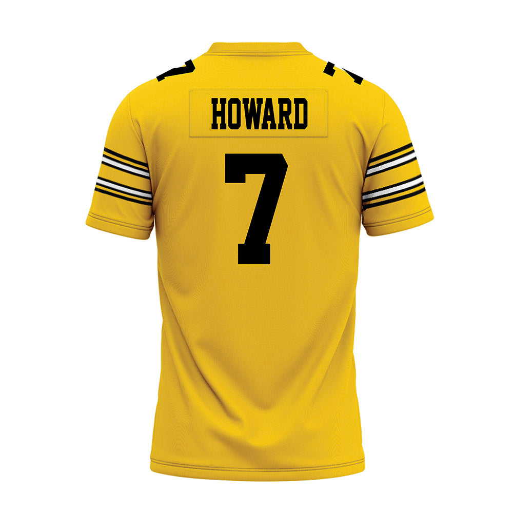 Iowa - NCAA Football : Dayton Howard - Gold Football Jersey-1