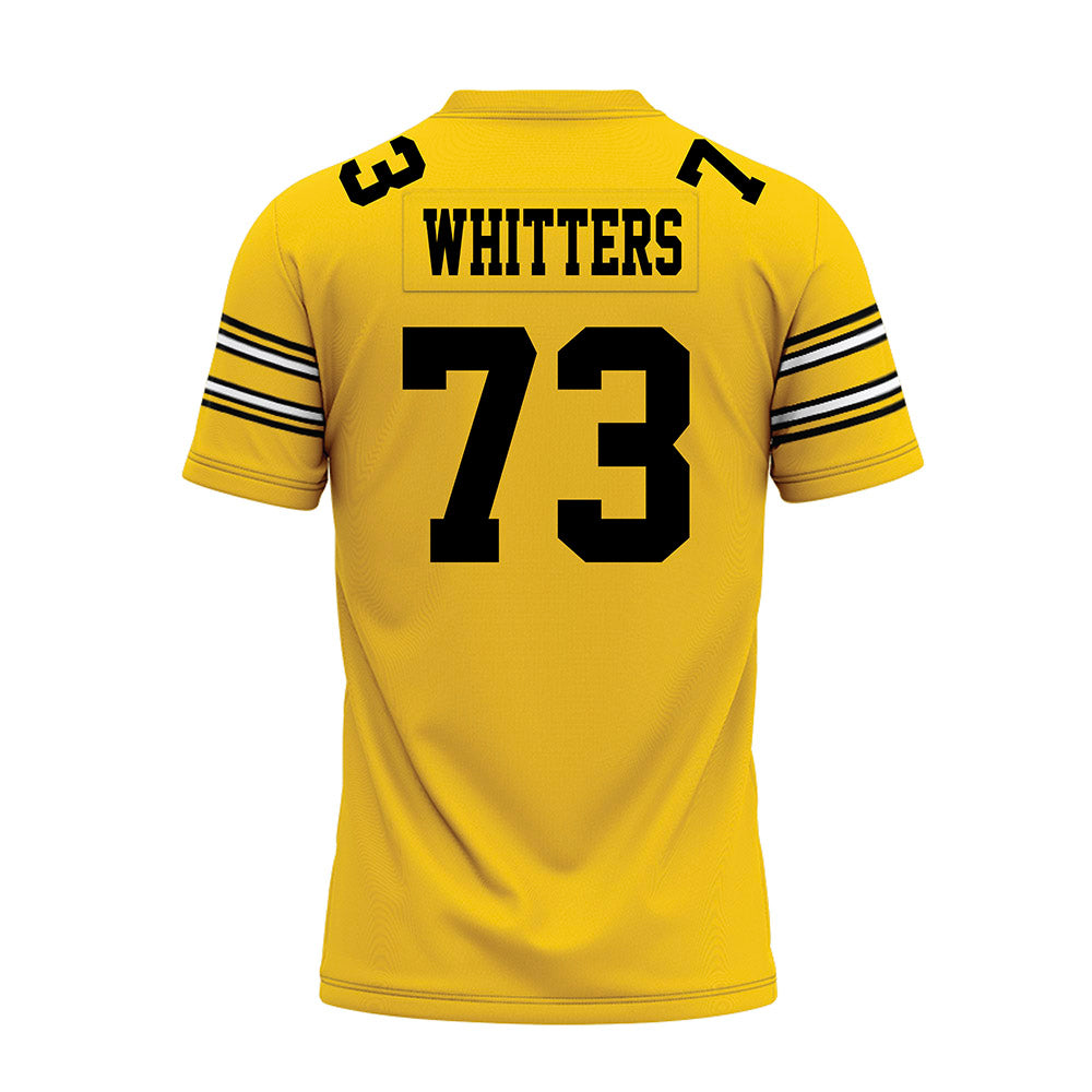 Iowa - NCAA Football : Colin Whitters - Gold Football Jersey-1