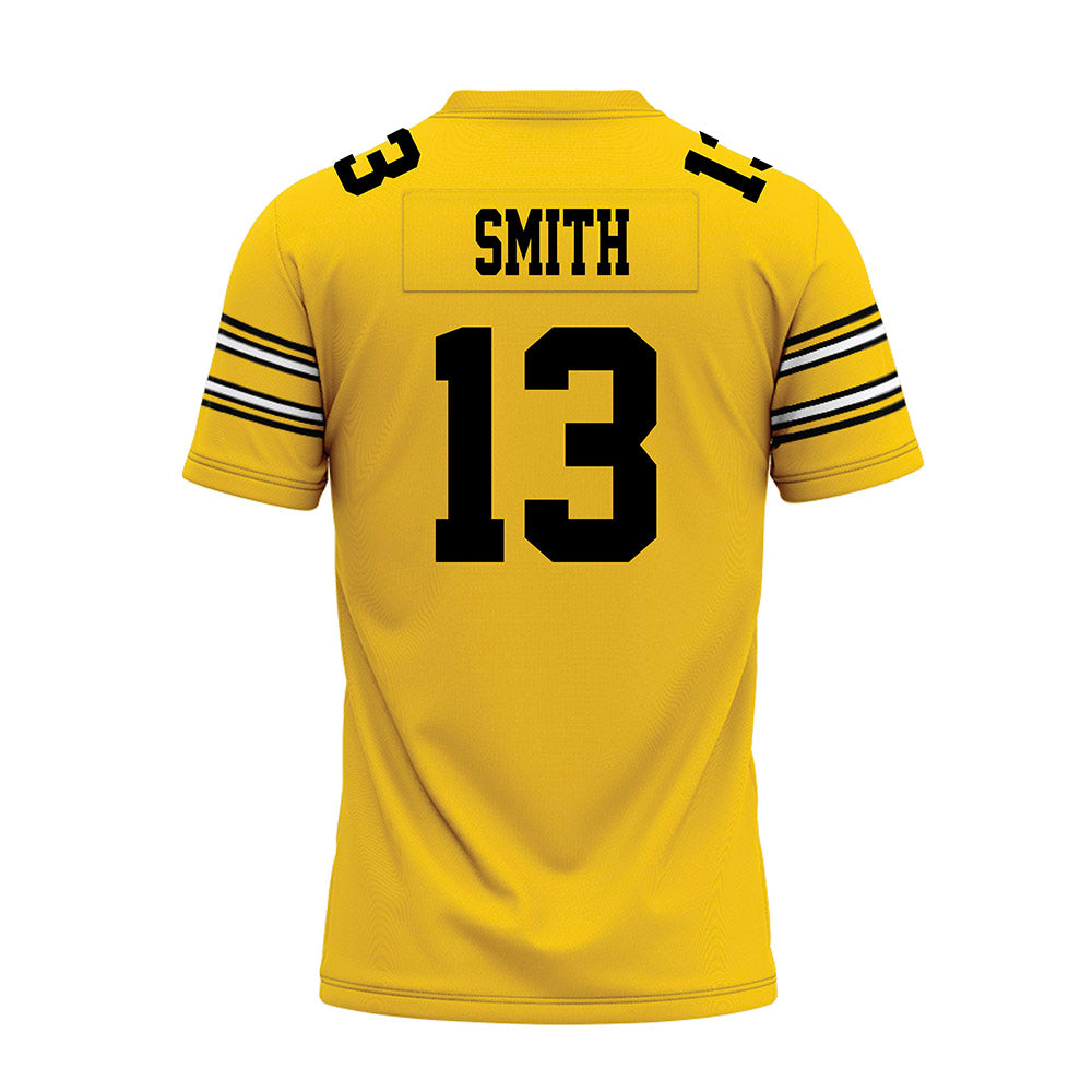 Iowa - NCAA Football : Terrence Smith - Gold Football Jersey-1