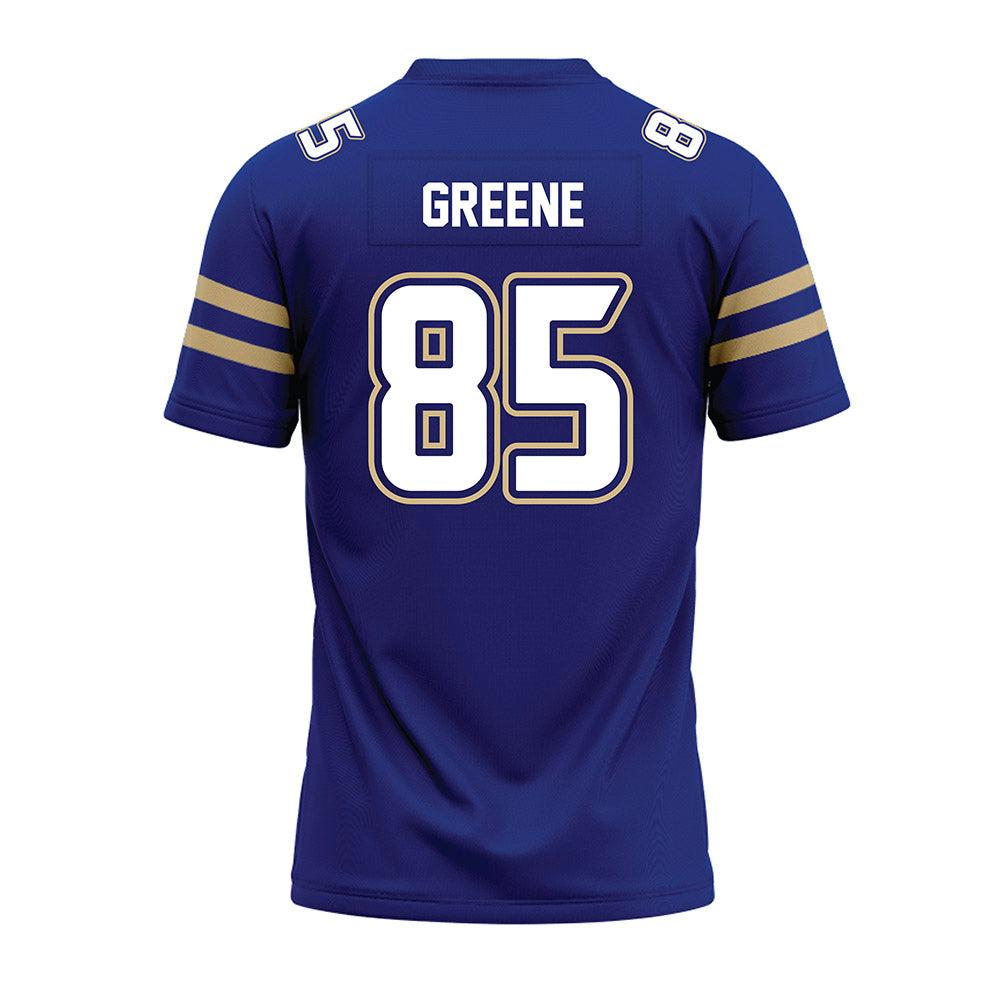 Tulsa - NCAA Football : Cole Greene - Blue Premium Football Jersey