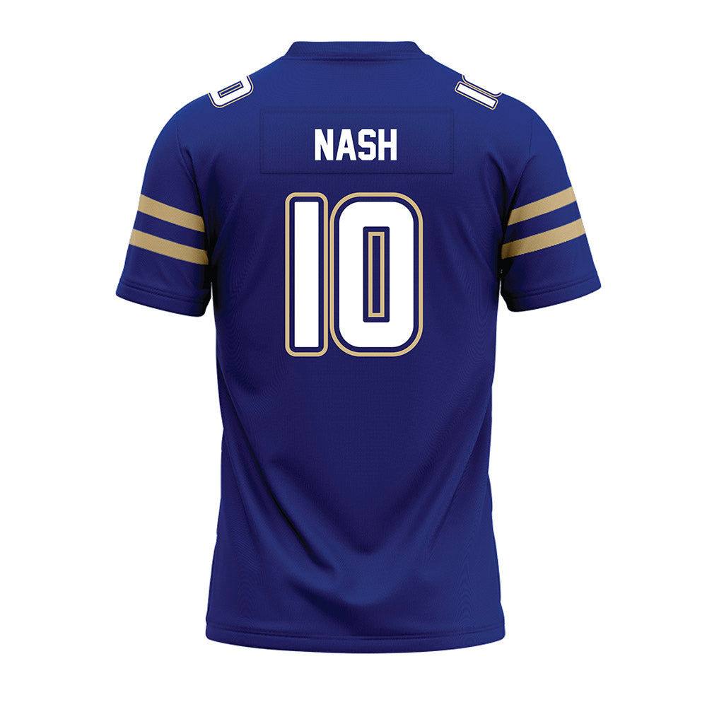 Tulsa - NCAA Football : Arias Nash - Blue Premium Football Jersey-1