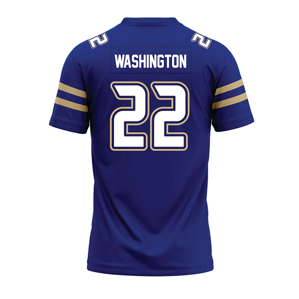 Tulsa - NCAA Football : Kelvin Washington - Blue Premium Football Jersey-1