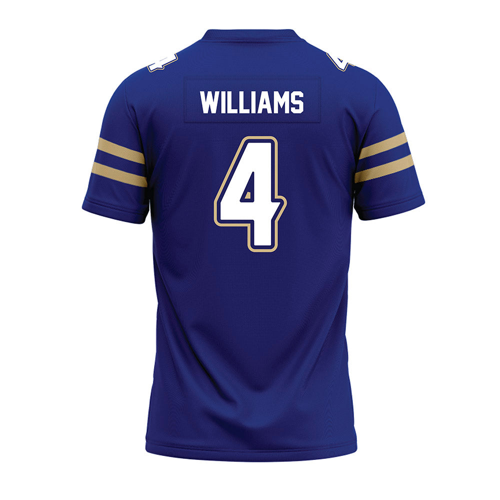 Tulsa - NCAA Football : Tyson Williams - Blue Premium Football Jersey-1