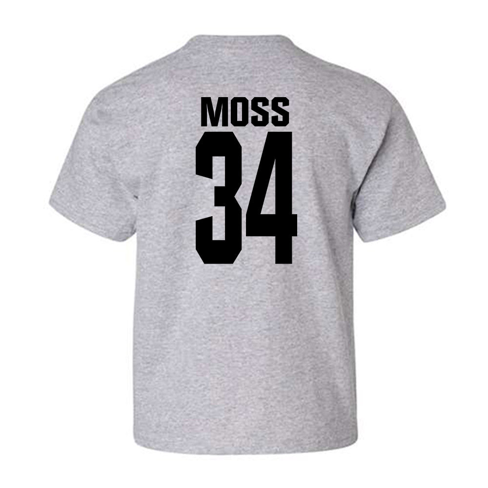 NC State - NCAA Football : Noah Moss - Classic Shersey Youth T-Shirt-1