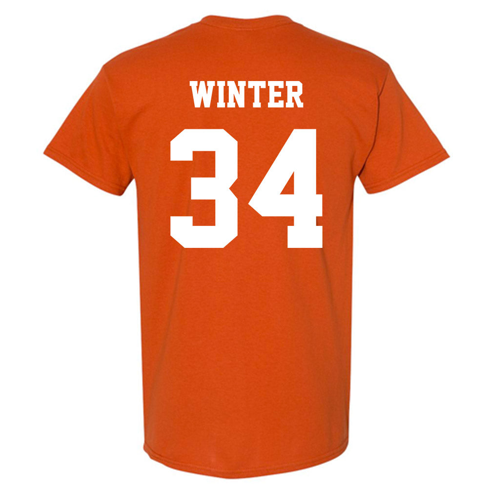 Texas - NCAA Baseball : Michael Winter - Classic Shersey T-Shirt-1