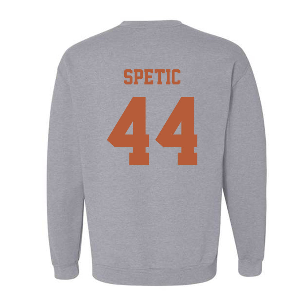 Texas - NCAA Football : Gianni Spetic - Classic Shersey Crewneck Sweatshirt-5