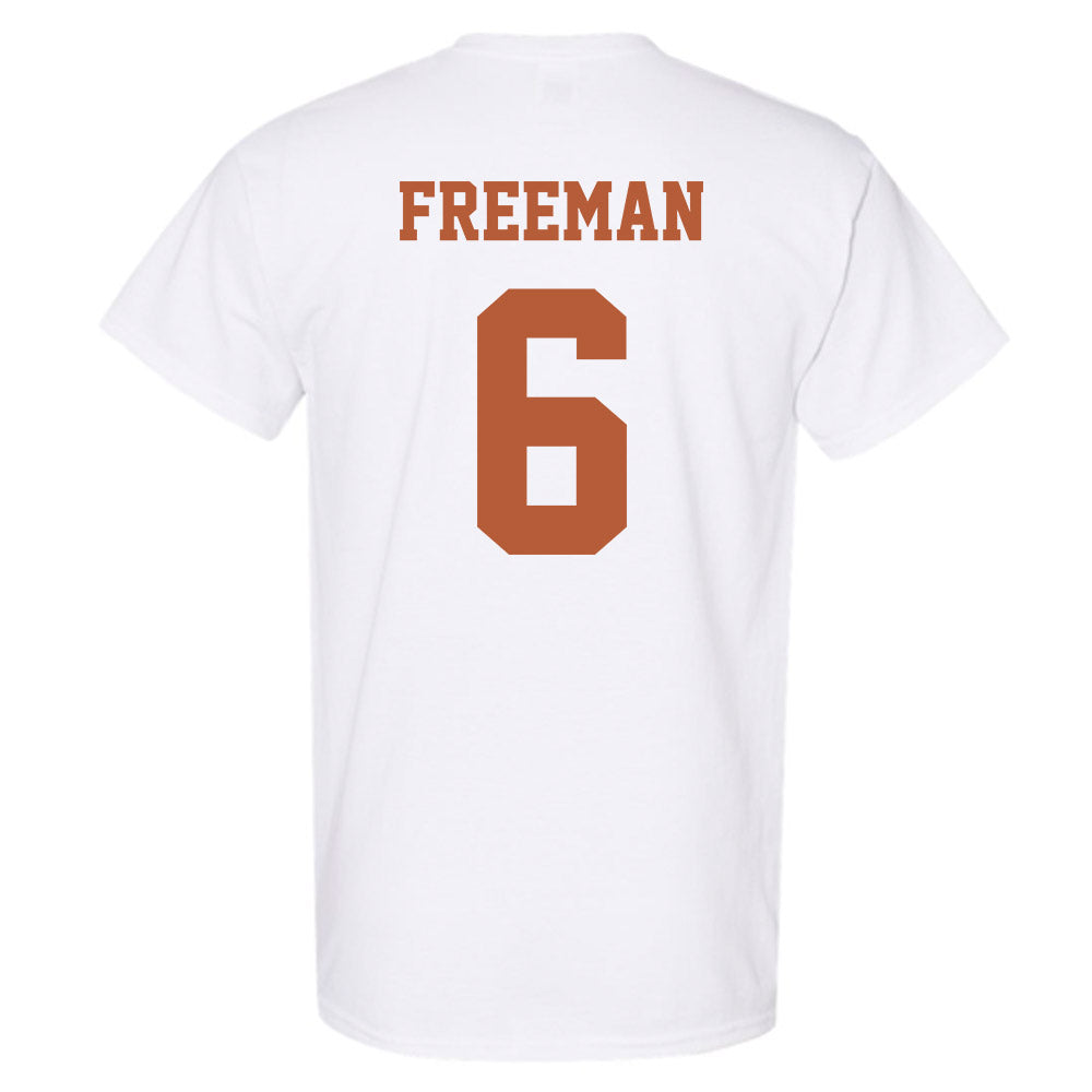 Texas - NCAA Men's Basketball : Elyjah Freeman - Classic Shersey T-Shirt-5