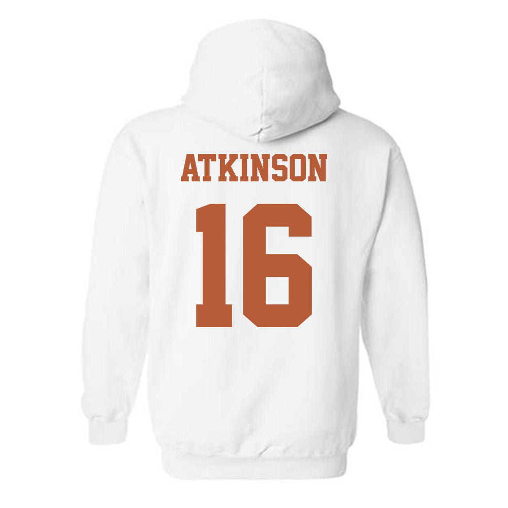 Texas - NCAA Football : Tyler Atkinson - Classic Shersey Hooded Sweatshirt-5