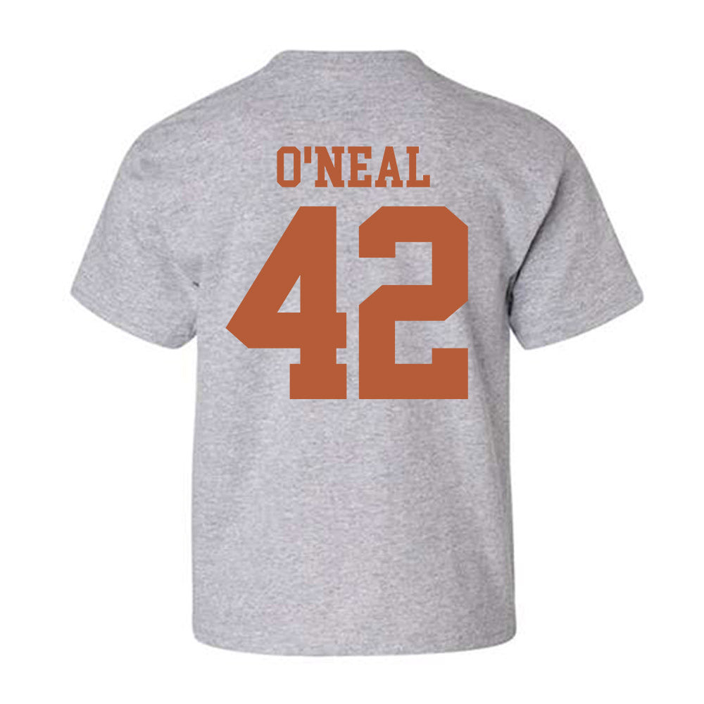 Texas - NCAA Football : Trott O'Neal - Classic Shersey Youth T-Shirt-1