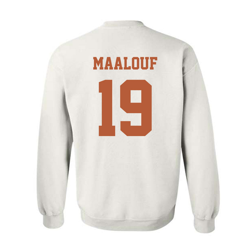 Texas - NCAA Women's Soccer : Rosa Maalouf - Classic Shersey Crewneck Sweatshirt-5