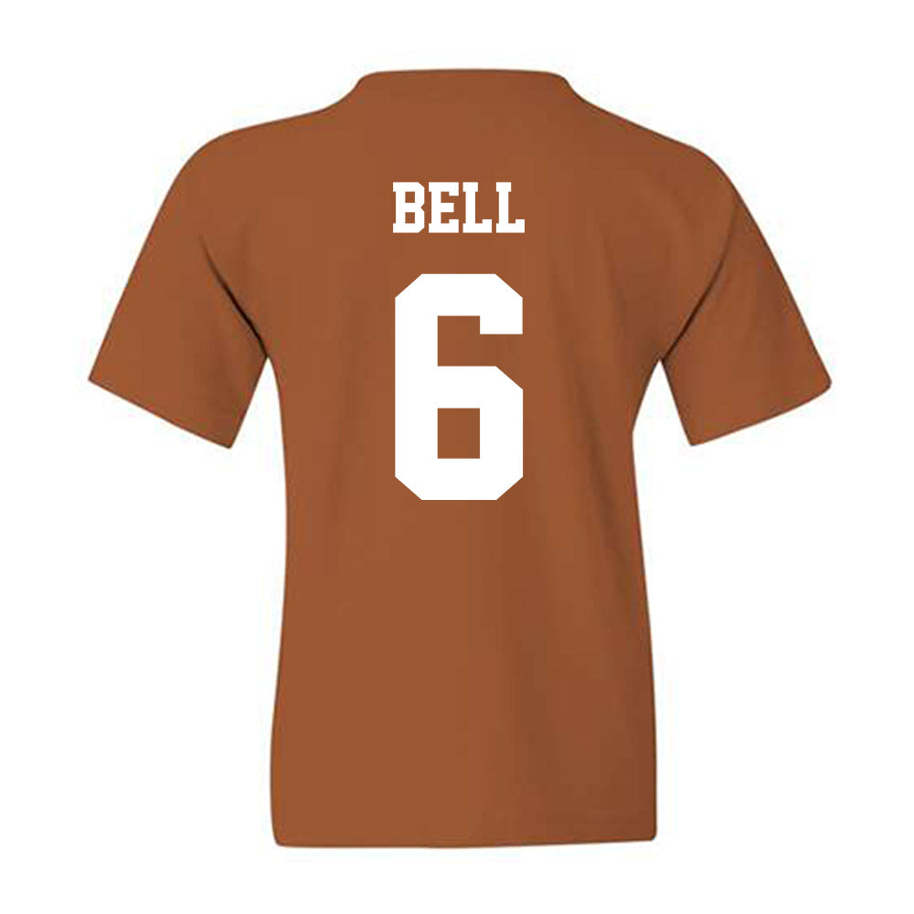 Texas - NCAA Football : Dia Bell - Classic Shersey Youth T-Shirt-1
