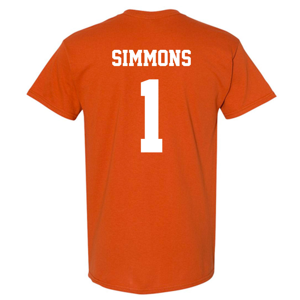 Texas - NCAA Football : Colin Simmons - Classic Shersey T-Shirt-1