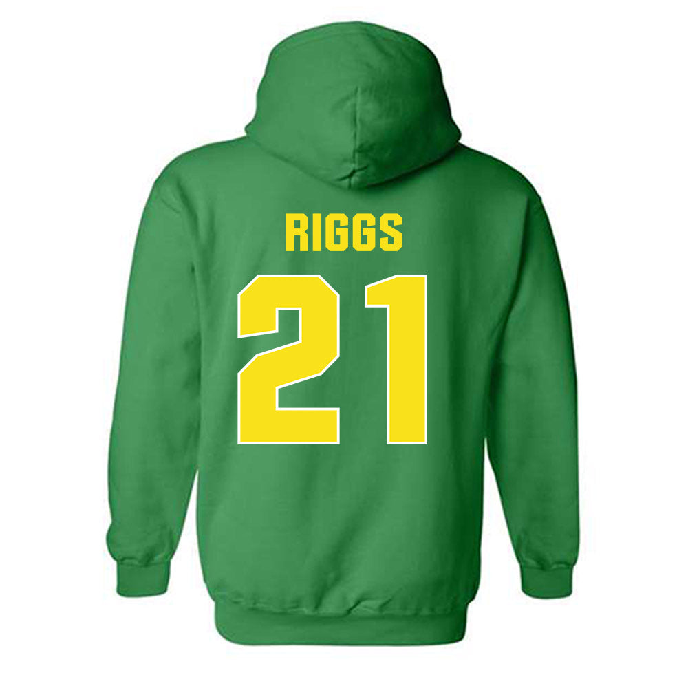 Oregon - NCAA Football : Da'Jaun Riggs - Sports Shersey Hooded Sweatshirt-1