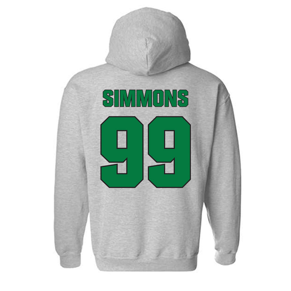 Oregon - NCAA Football : Jerome Simmons - Sports Shersey Hooded Sweatshirt-1