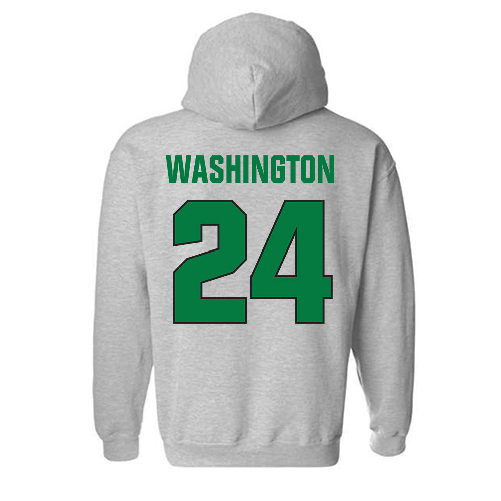 Oregon - NCAA Football : Jett Washington - Sports Shersey Hooded Sweatshirt-1