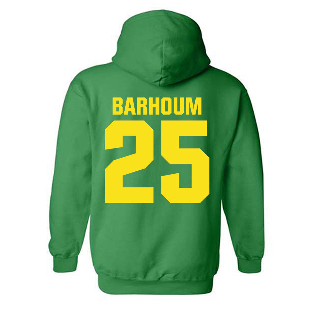 Oregon - NCAA Women's Basketball : Sara Barhoum - Sports Shersey Hooded Sweatshirt-1