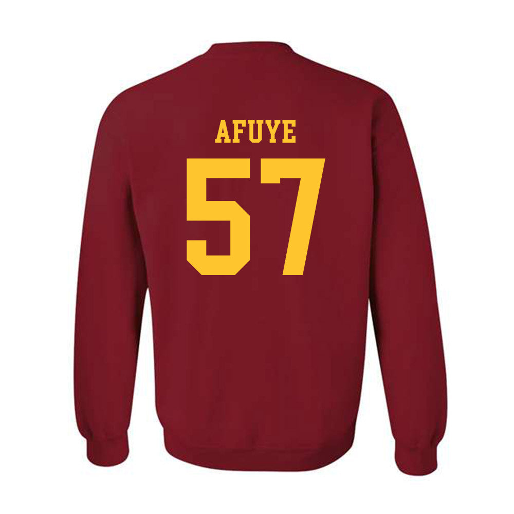 Iowa State - NCAA Football : Ajibola Afuye - Sports Shersey Crewneck Sweatshirt-1
