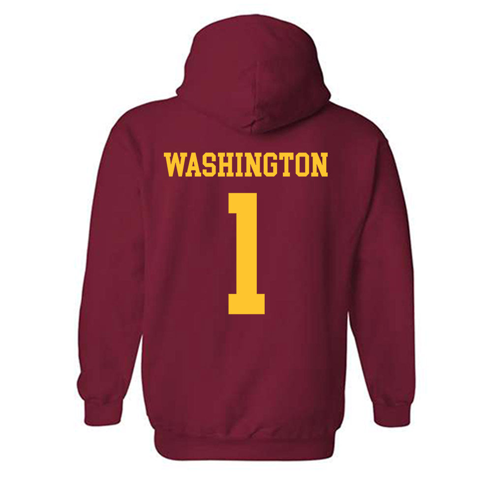 Iowa State - NCAA Football : Keyon Washington - Sports Shersey Hooded Sweatshirt-1