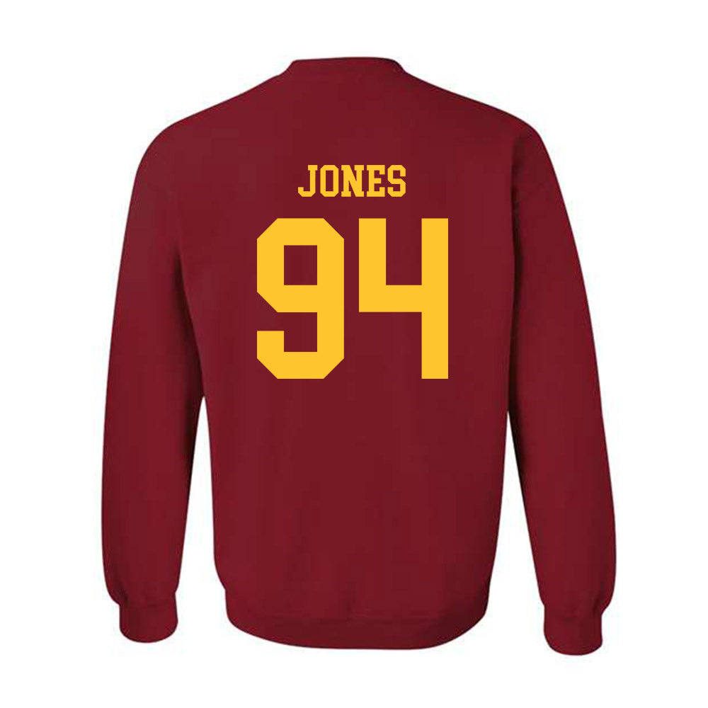 Iowa State - NCAA Football : Jake Jones - Sports Shersey Crewneck Sweatshirt-1