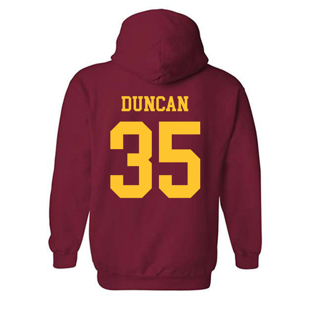 Iowa State - NCAA Football : Tayten Duncan - Sports Shersey Hooded Sweatshirt-1