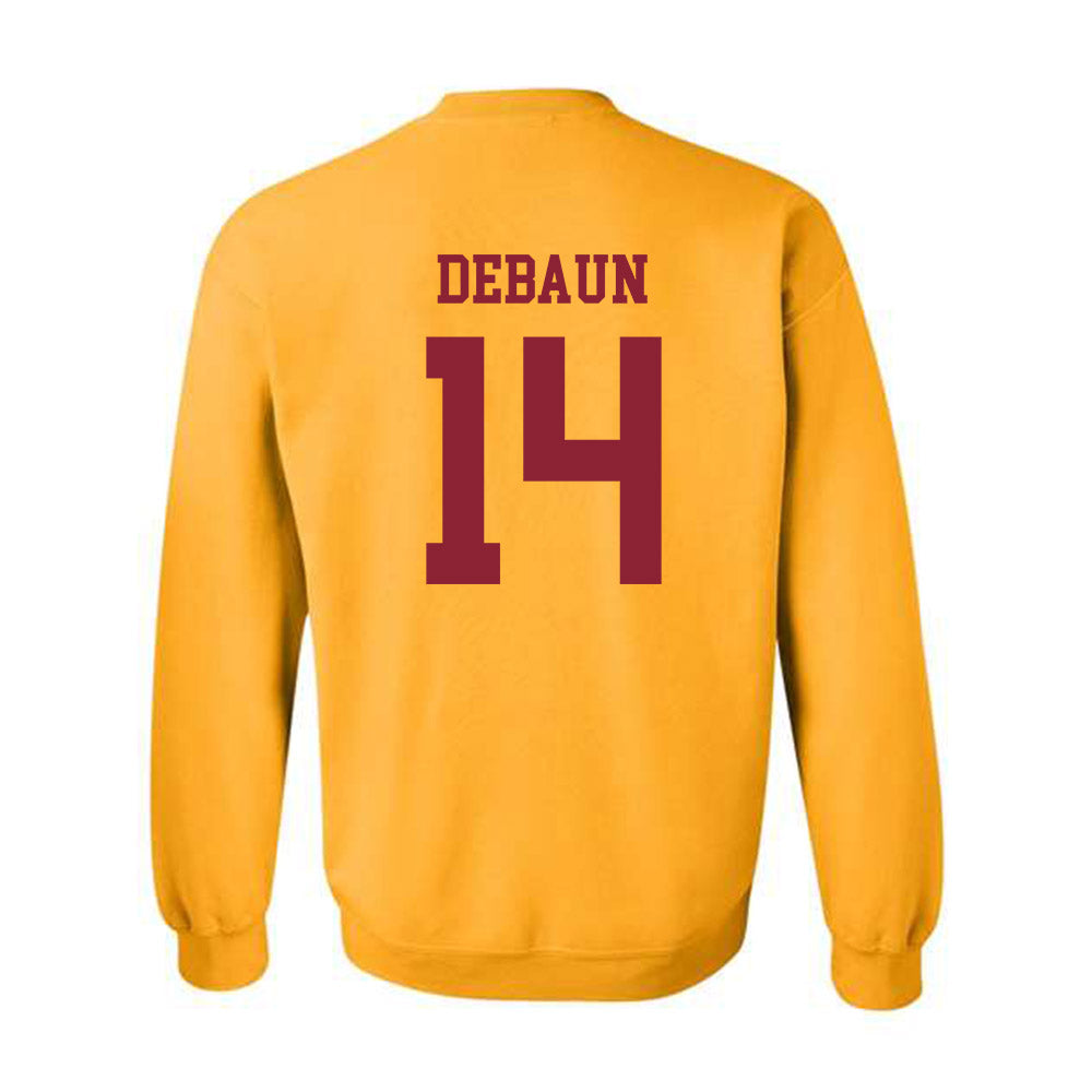 Iowa State - NCAA Football : Drake DeBaun - Sports Shersey Crewneck Sweatshirt-1