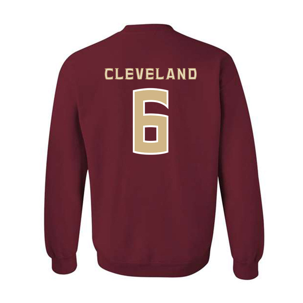 FSU - NCAA Women's Lacrosse : Gabriella Gabby Cleveland - Replica Shersey Crewneck Sweatshirt-1