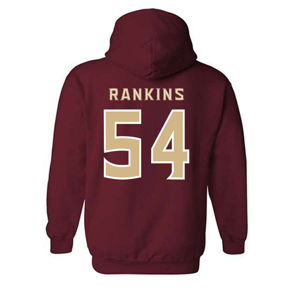 FSU - NCAA Football : Earnest Rankins - Replica Shersey Hooded Sweatshirt-1