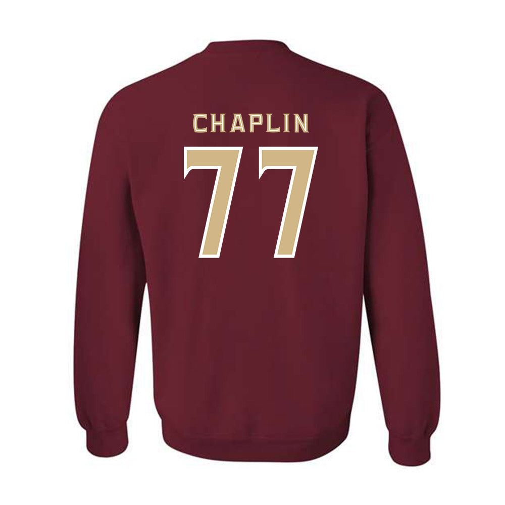 FSU - NCAA Football : Xavier Chaplin - Replica Shersey Crewneck Sweatshirt-1