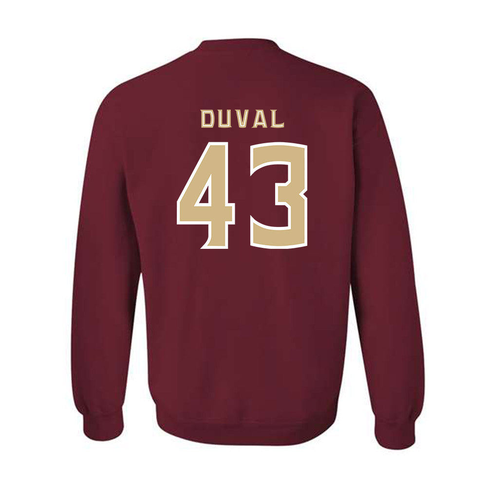 FSU - NCAA Beach Volleyball : Saofe Duval - Replica Shersey Crewneck Sweatshirt-1